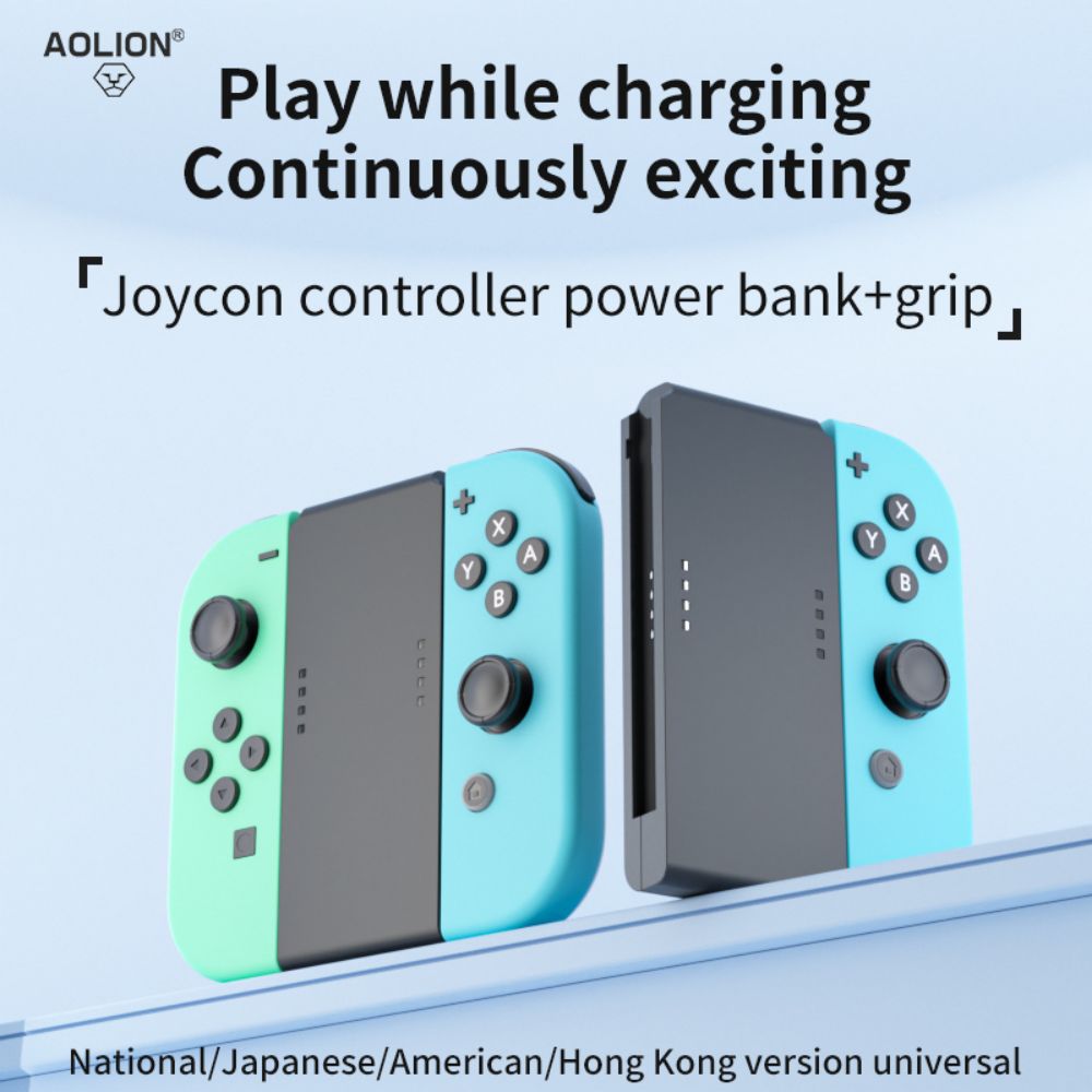 Japanese Gaming Accessories - AOLION Impugnatura di Ricarica Portatile per