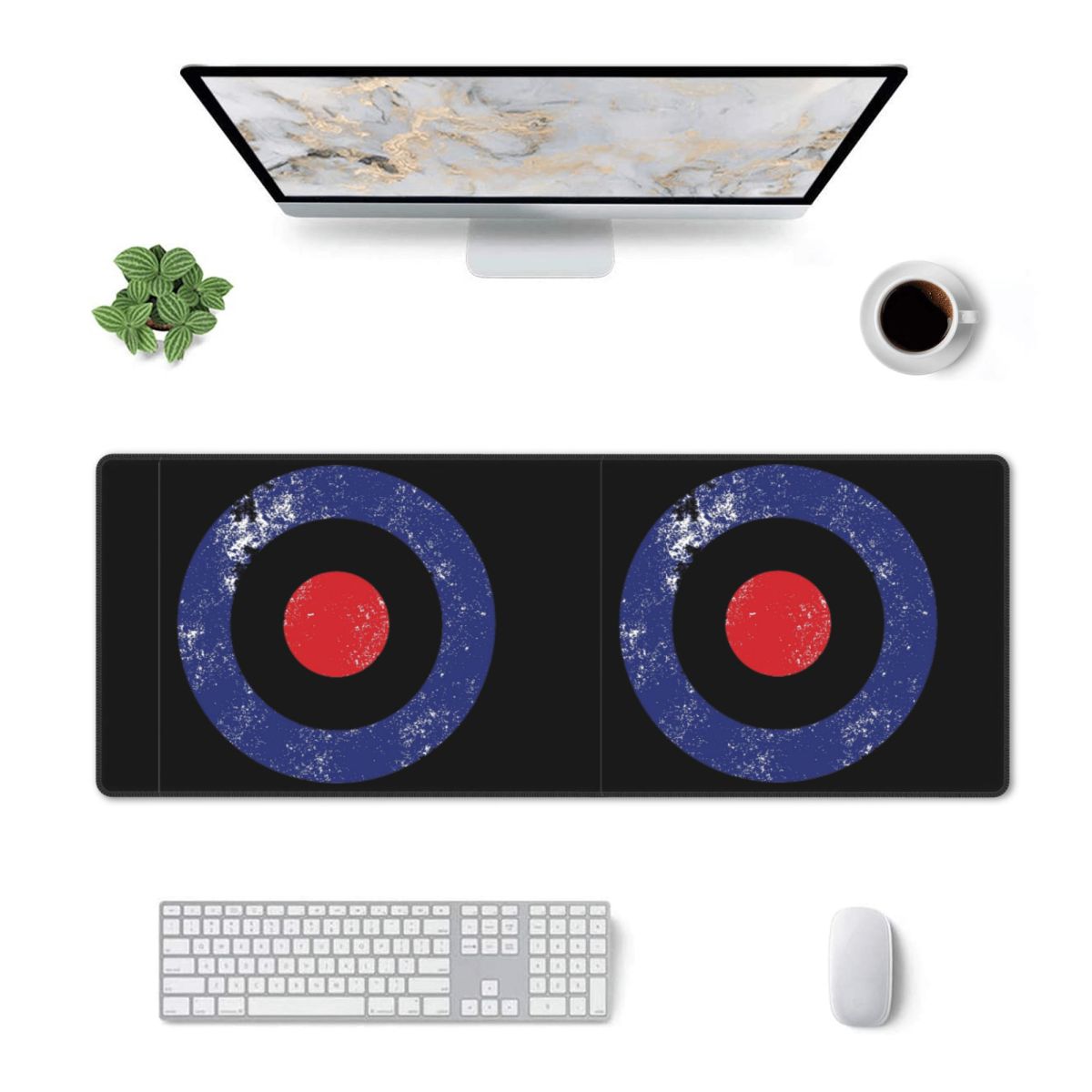 Gaming Accessories Target - Tappetino per Mouse Grande RAF Tipo