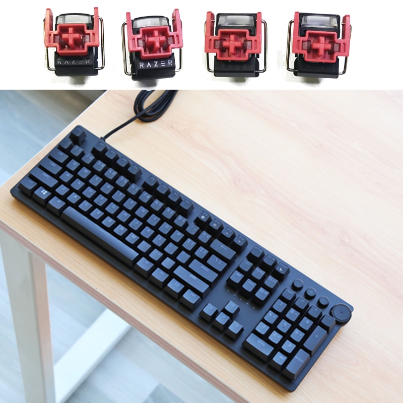 Gaming Accessories Aesthetic - 4 pz V2 Slient Liner Rosso