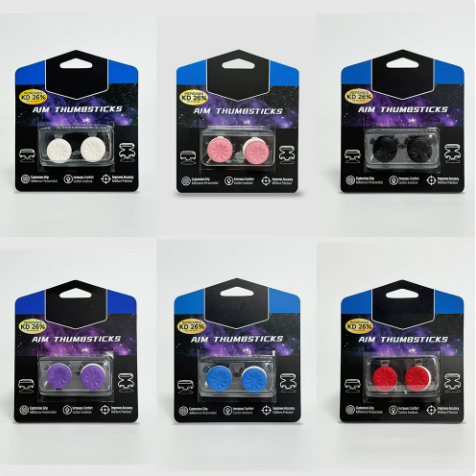 Gaming Accessories Ps4 - 2 pezzi di impugnature in silicone