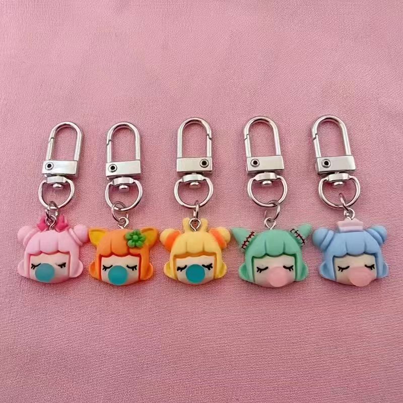 Gaming Accessories Gifts - Portachiavi da ragazza in resina, 5