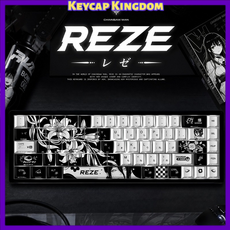 Gaming Accessories Aesthetic - NUOVI Keycaps Anime Reze 5.0 a