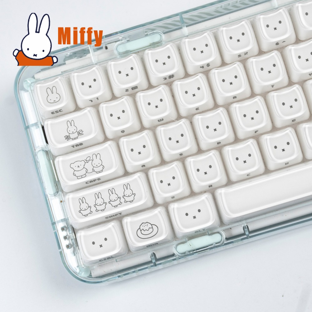 Keycaps Kawaii Miffy, Tasti a  - Gaming Accessories Aesthetic recensione e prezzo