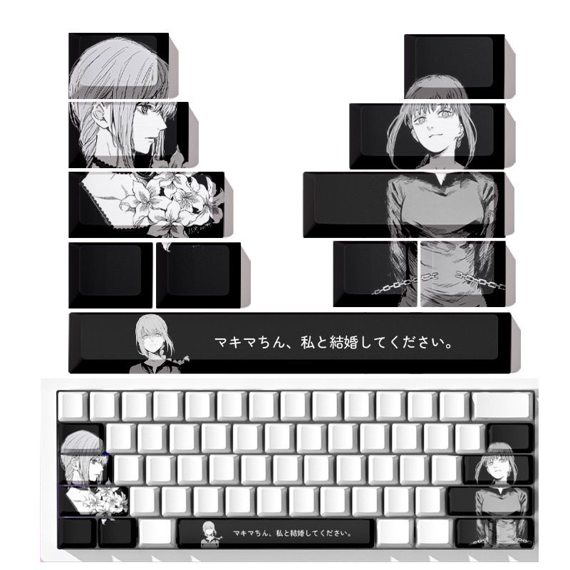 Keycaps a Tema Chainsaw Man Ma - Gaming Accessories Aesthetic recensione e prezzo