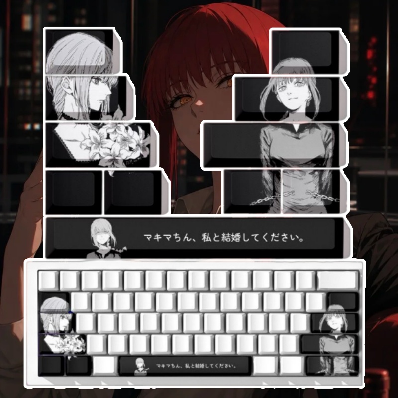 Keycaps a Tema Chainsaw Man Ma - Gaming Accessories Aesthetic recensione e prezzo
