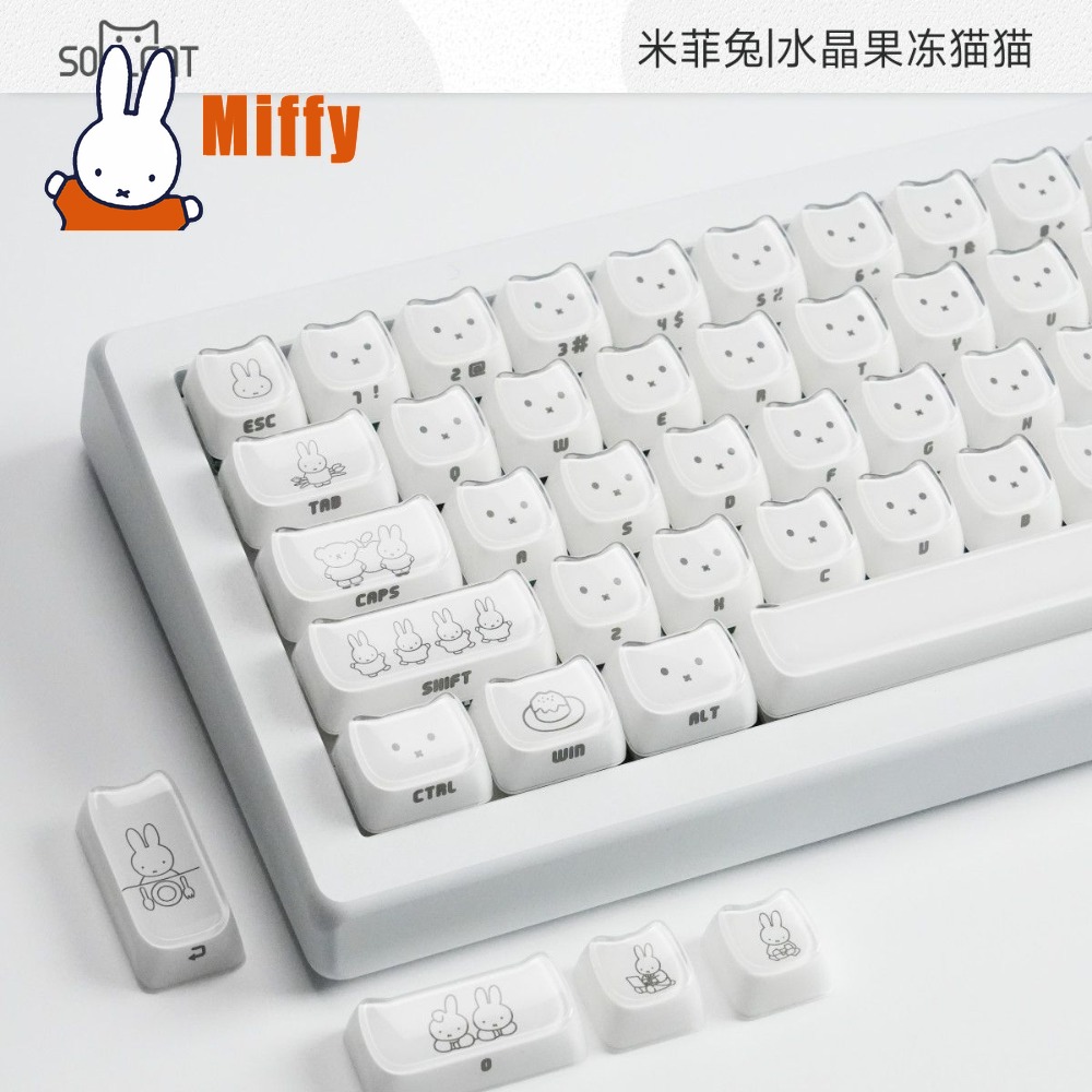 Keycaps Kawaii Miffy, Tasti pe - Gaming Accessories Aesthetic recensione e prezzo