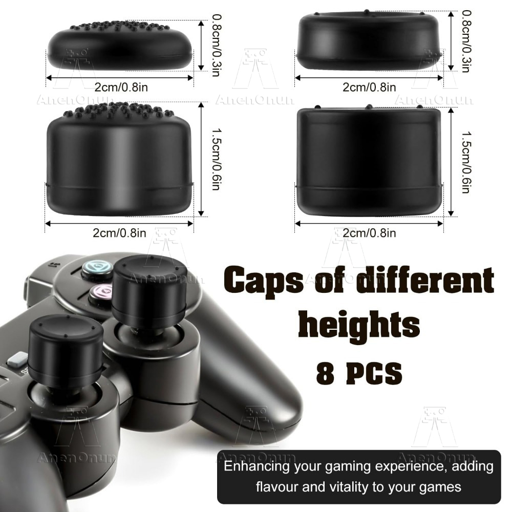 8PCS Thumb Grip Cap Controller - Gaming Accessories Ps4 recensione e prezzo