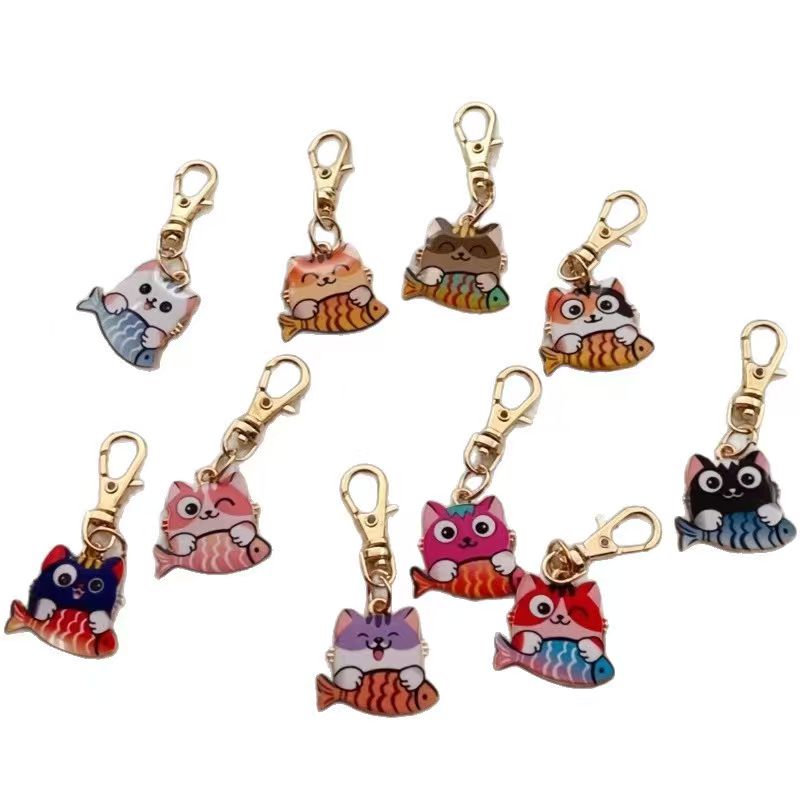 Portachiavi con gatto stampato - Gaming Accessories Gifts recensione e prezzo